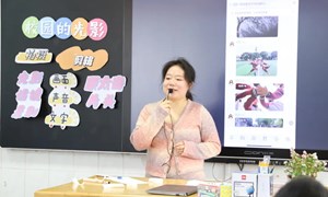 孙卿舒（后塍学校）——美术《光影交错的校园》
