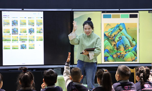 徐亦婷（梁丰幼儿园）—美术：《山山水水》