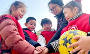 陈霞飞（凤凰中心幼儿园）——大班健康：《足球棋PK赛》
