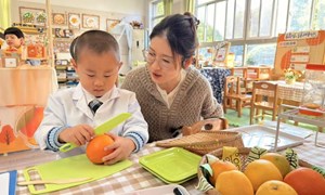 姜懿玲（世茂幼儿园）—幼儿园:《秋天的水果橘子》